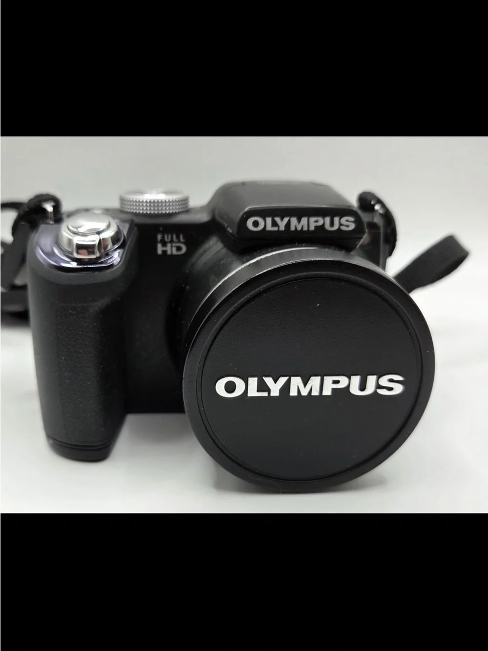 Olympus Black Camera Kit with Red-Accented Carrying Case